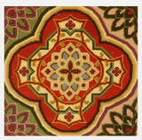 Antique Needlepoint Pillowcase
