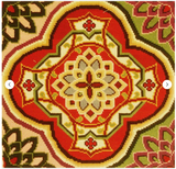 Antique Needlepoint Pillowcase