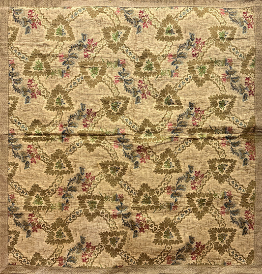 18th Century French Silk Embroidery ID: T032401