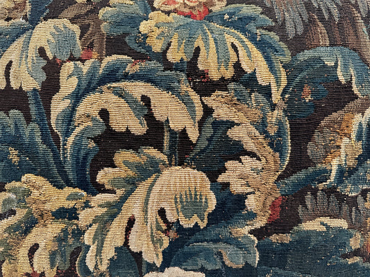 16th Century Brussels Tapestry Pillow ID: T042101E