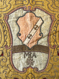 17th Century French Coat of Arms (Cut Velvet and Applique)