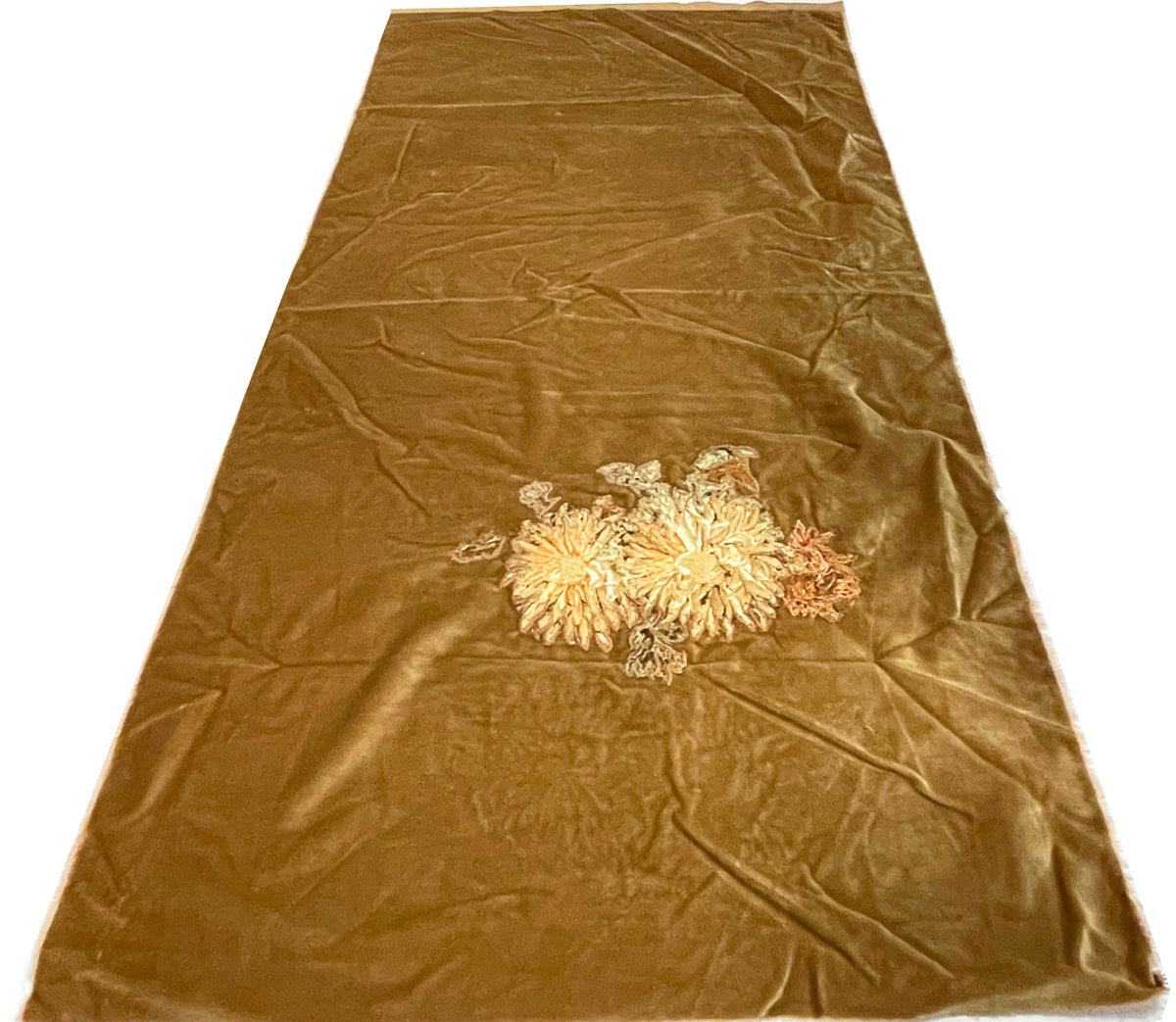 18th Century French Applique on Velvet ID: T042114