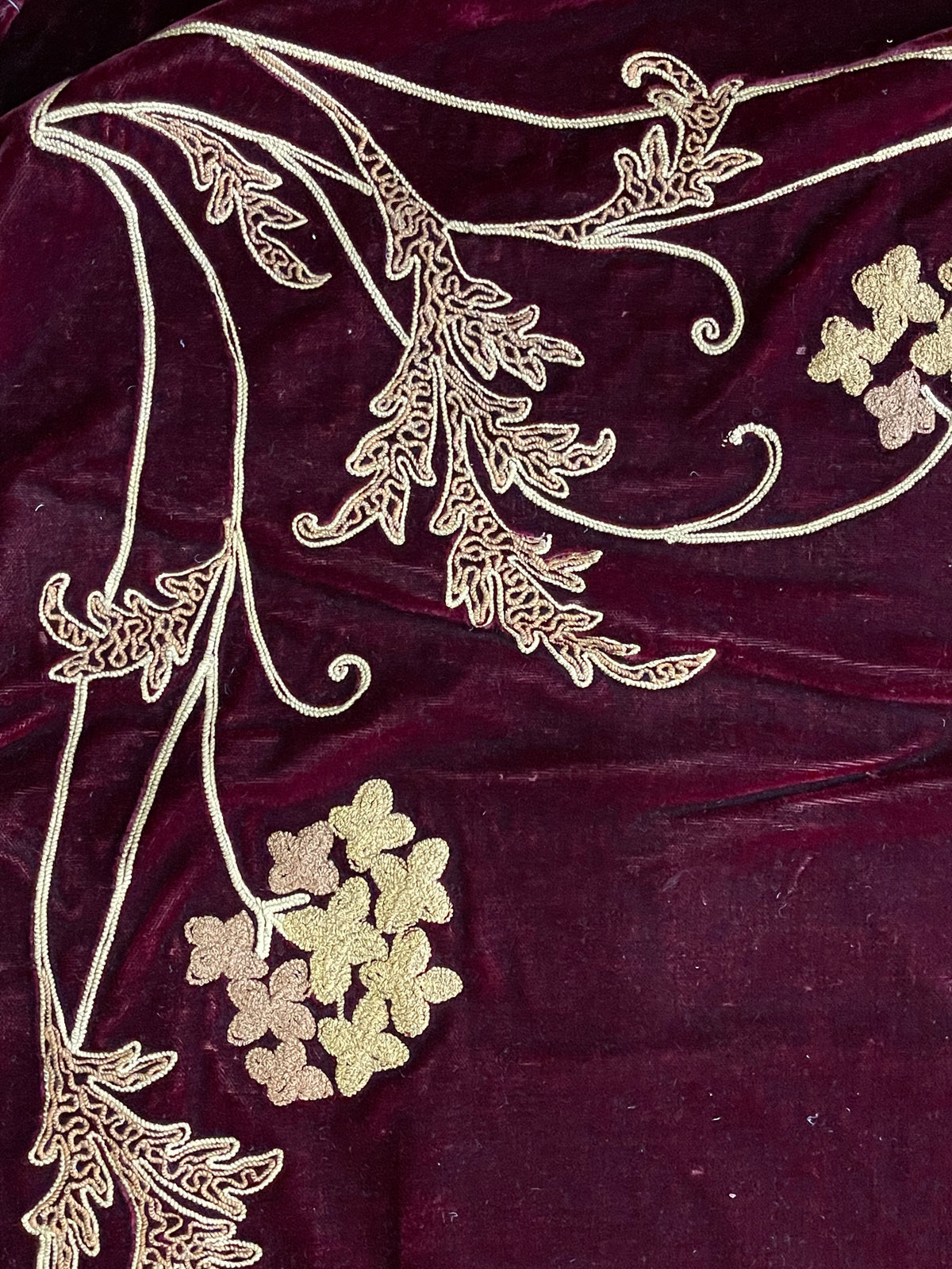 19th Century European Cut Velvet ID: T042117