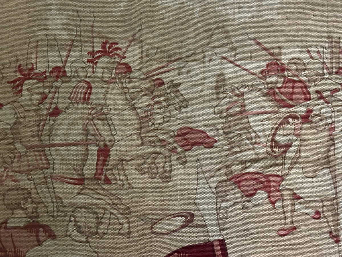 19th Century Belgian Woven Tapestry ID: T051425