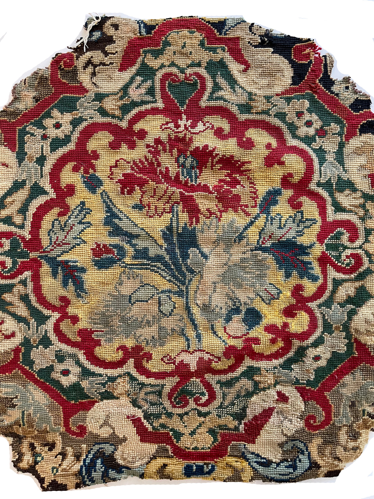 19th Century French Needlepoint (for Pillow) ID: T082103