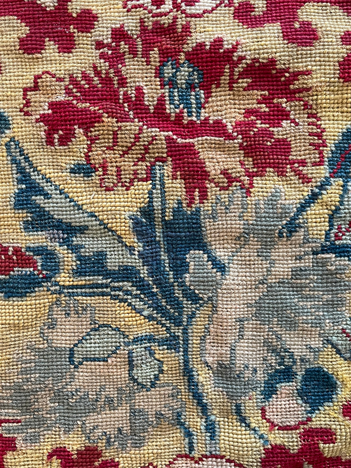 19th Century French Needlepoint (for Pillow) ID: T082103