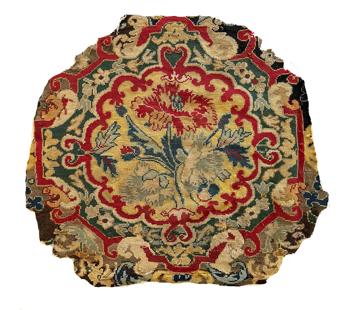 19th Century French Needlepoint (for Pillow) ID: T082103