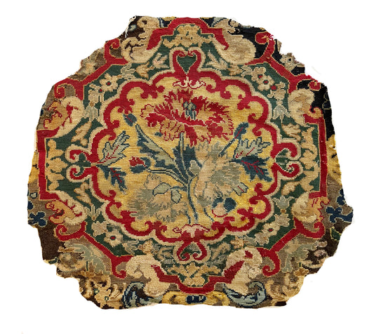 19th Century French Needlepoint (for Pillow) ID: T082103