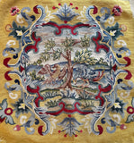 19th Century French Needlepoint Pillow