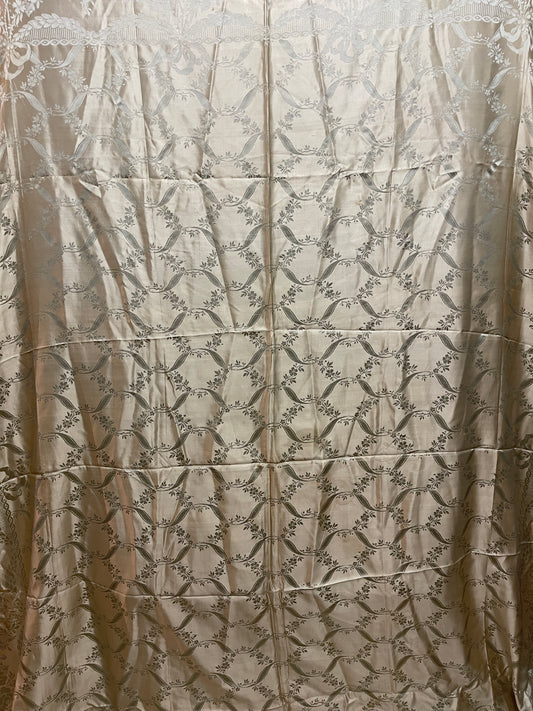 20th Century French Silk Coverlet ID: T082201