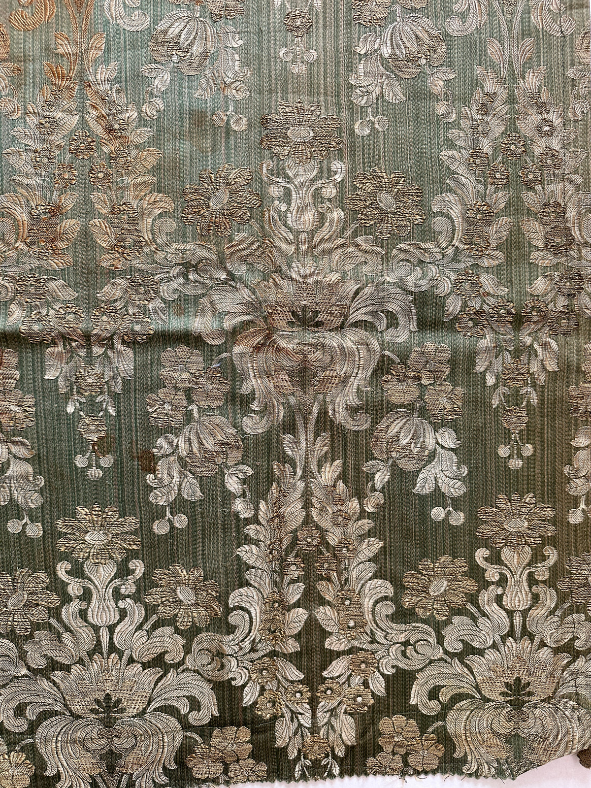 19th Century French Brocade Textile ID: T082404