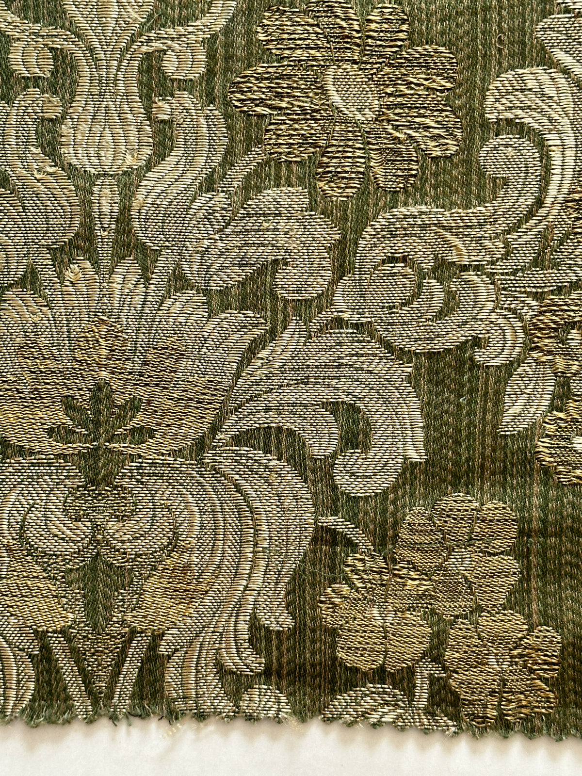 19th Century French Brocade Textile ID: T082404