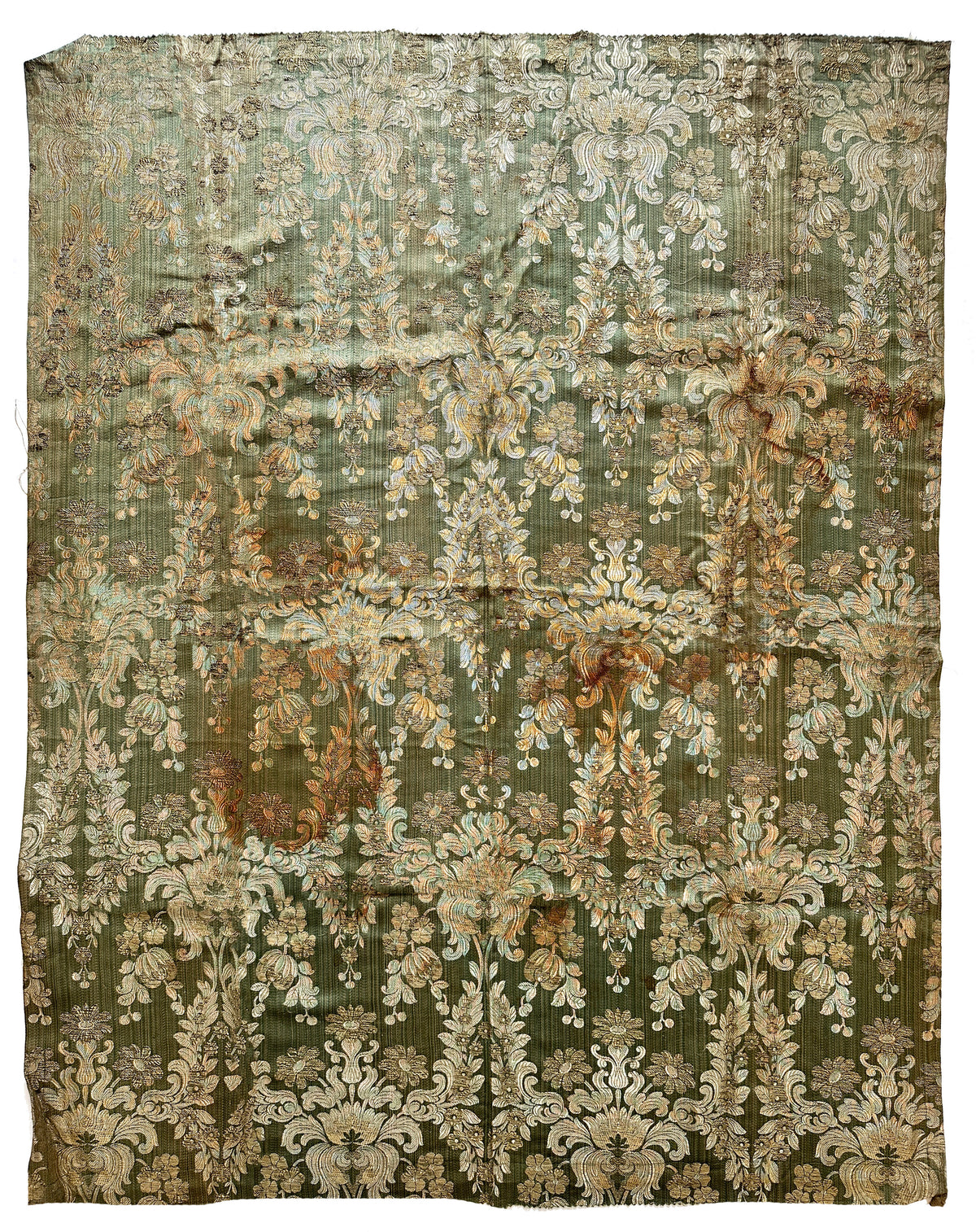 19th Century French Brocade Textile ID: T082404