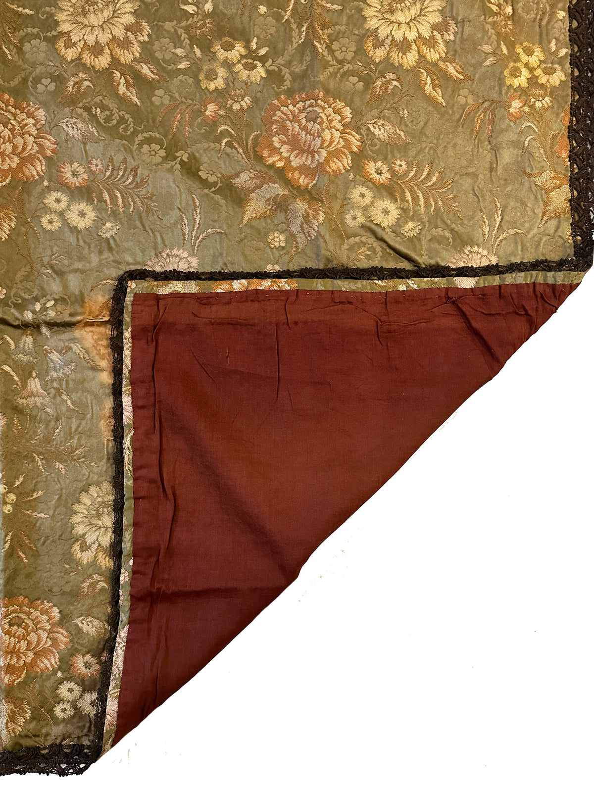 18th Century French Silk Textile ID: T082424