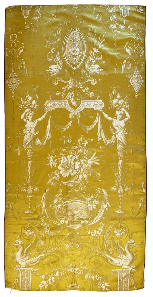 French Napoleon Yellow Textile ID: T082425
