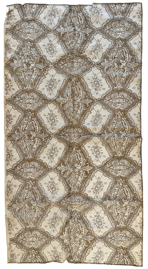 20th Century American Silk Print