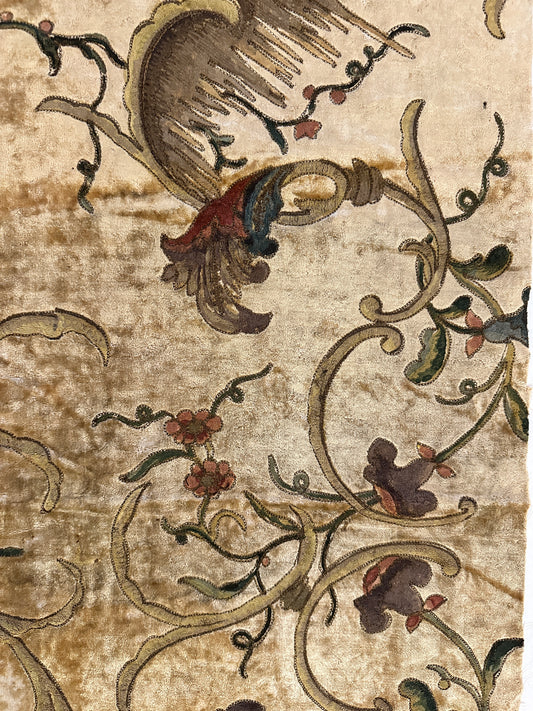 19th Century Italian Cut Velvet ID: T082433