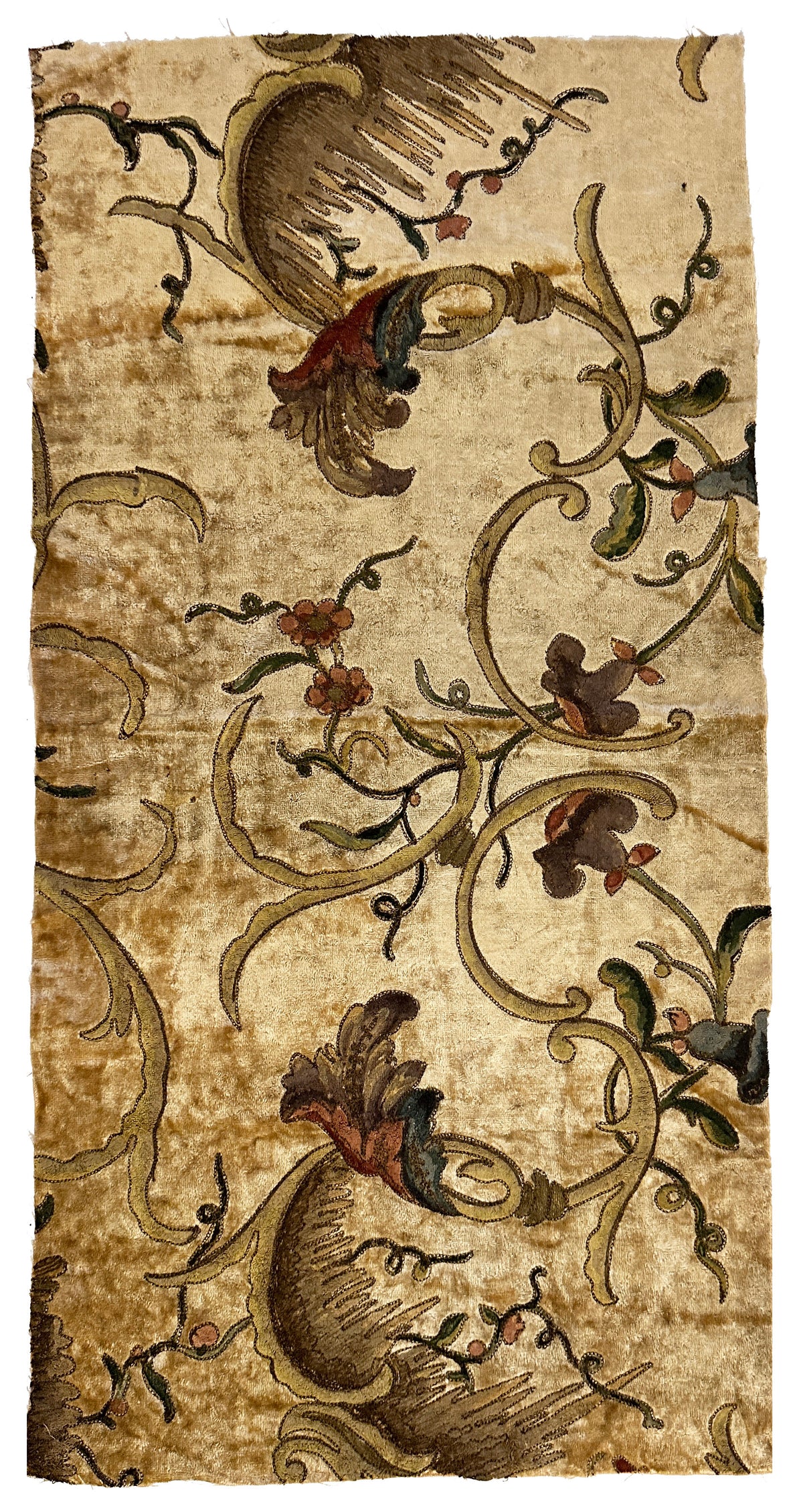 19th Century Italian Cut Velvet ID: T082433
