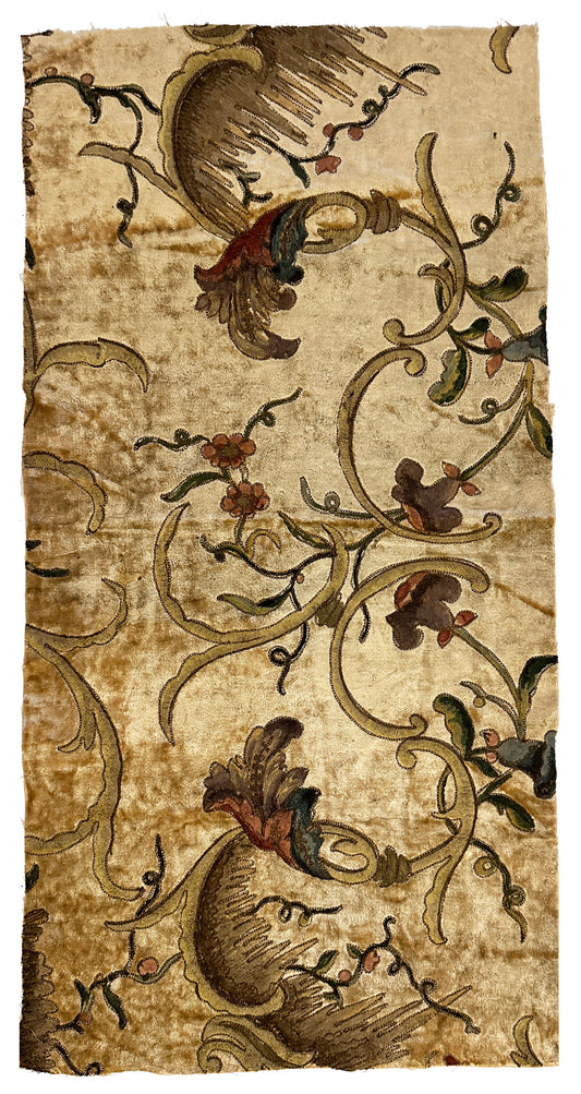 19th Century Italian Cut Velvet ID: T082433