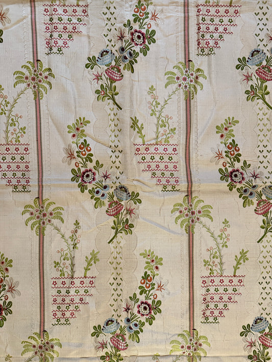 18th Century French Silk Textile ID: T082437