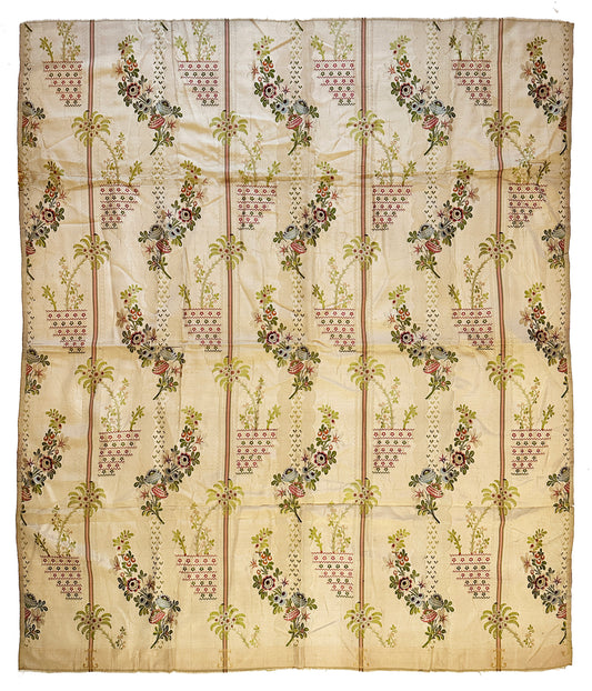 18th Century French Silk Textile ID: T082437