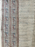 20th Century Turkish Woodblock Print on Cotton