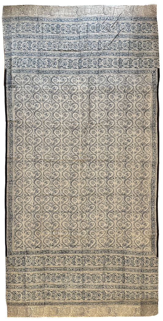 20th Century Turkish Woodblock Print on Cotton ID: T082441