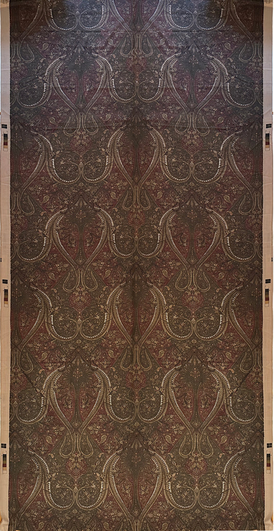 19th Century Woodblock on Linen ID: T082455