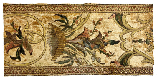 18th C. Italian Cut Velvet for Pillow ID: T082462