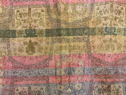 18th Century Spanish Cut Velvet Pillowcase ID: T082464