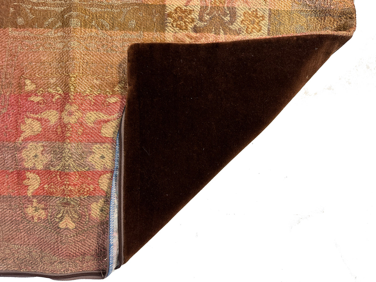 18th Century Spanish Cut Velvet Pillowcase ID: T082465