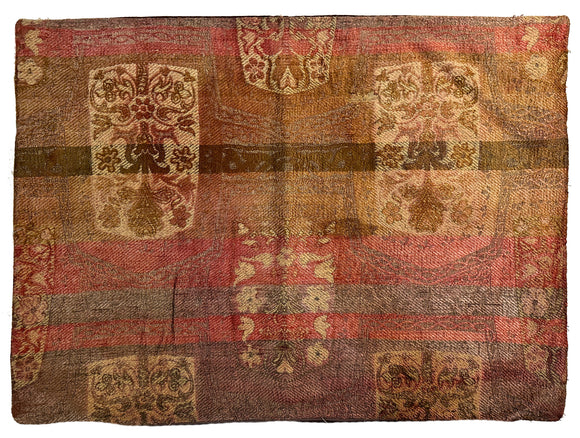 18th Century Spanish Cut Velvet Pillowcase