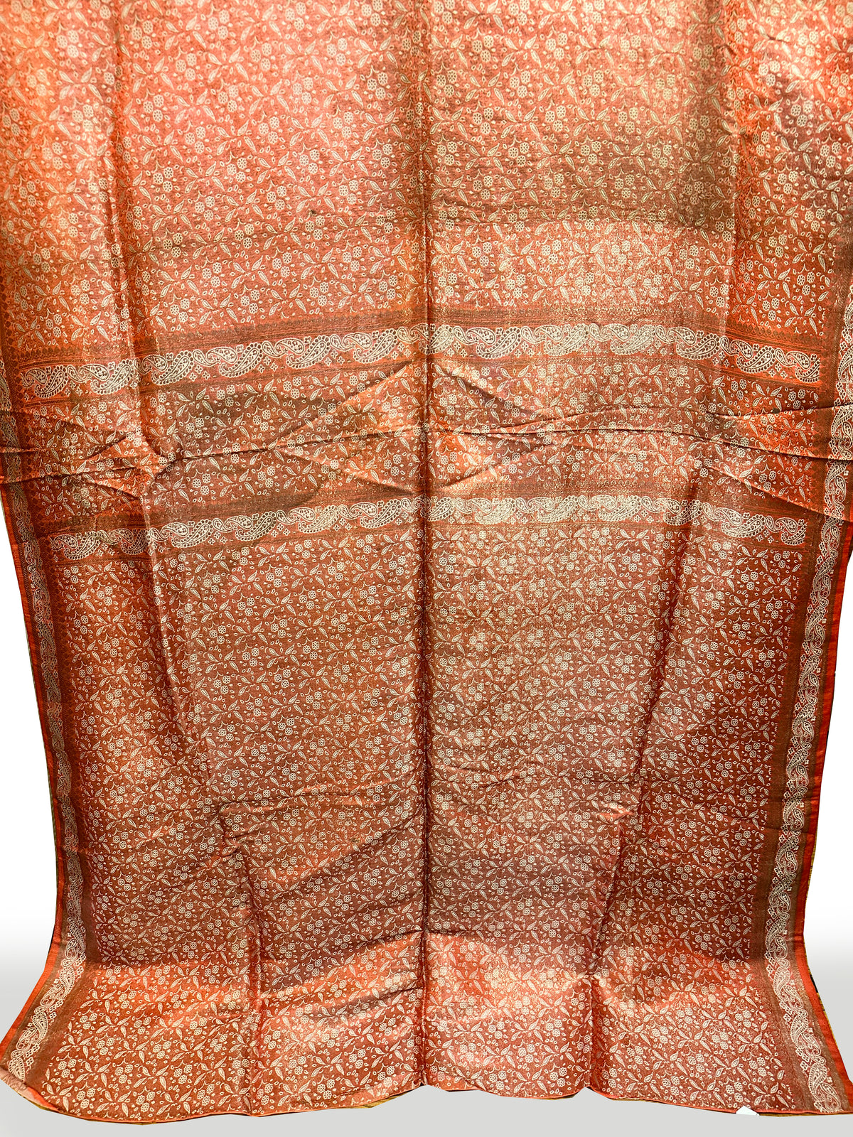 18th Century Italian Metal Silk Panel ID: T1106