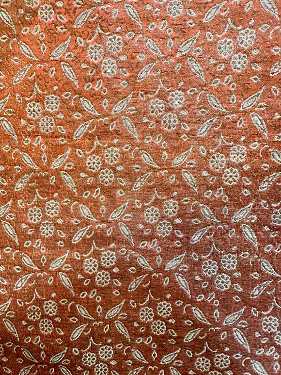 18th Century Italian Metal Silk Panel