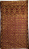 20th Century American Cotton with Gold Printed Paisley Pattern