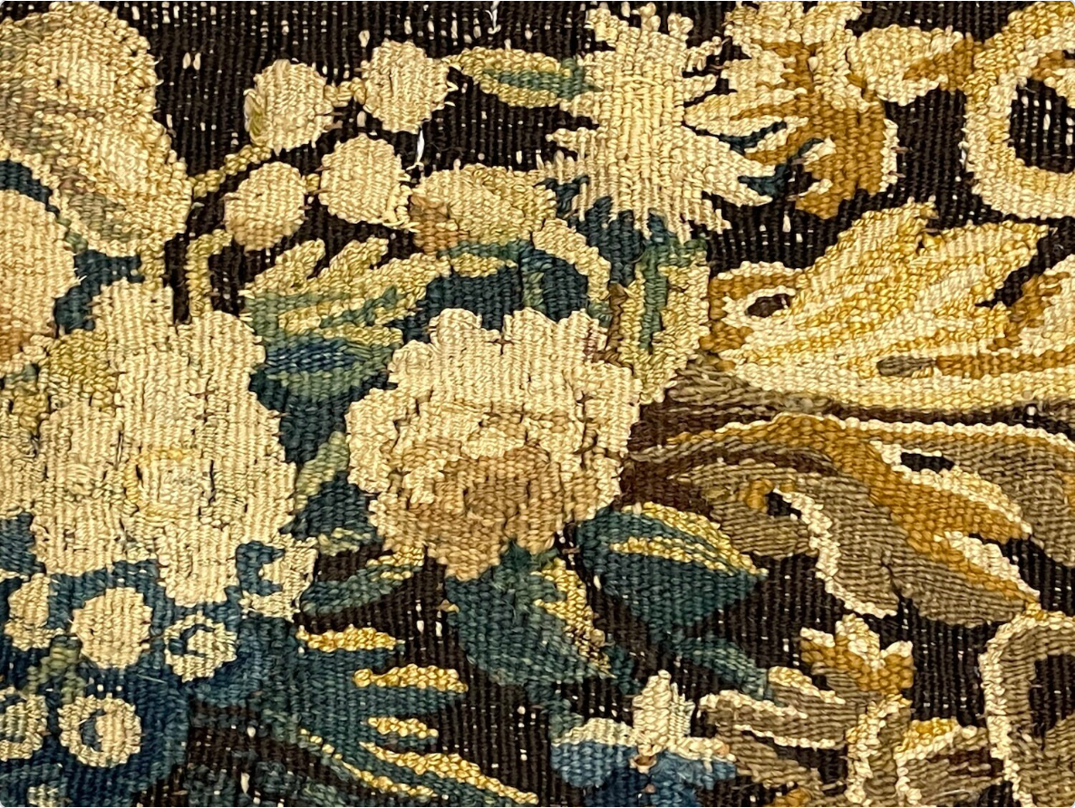 17th Century Brussels Tapestry Border Fragment ID: T121403