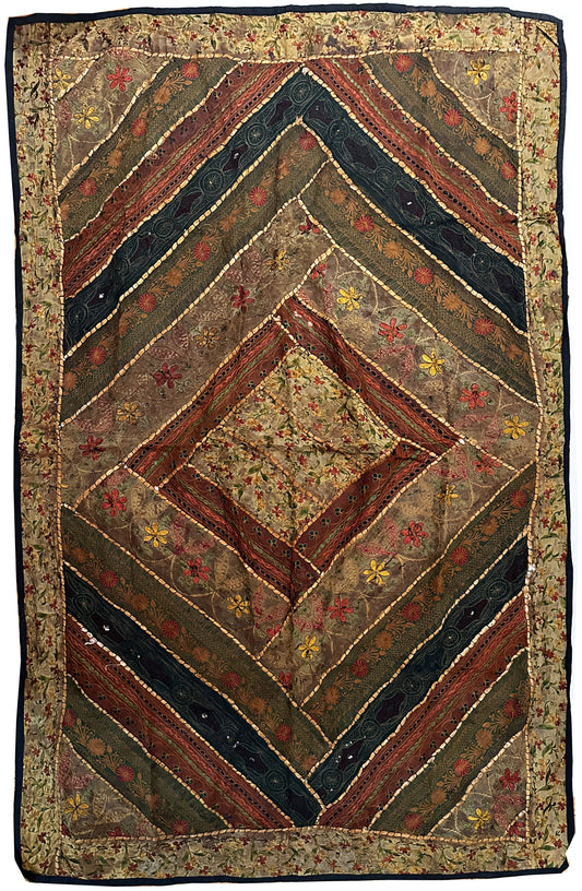 19th Century Indian Coverlet ID: T122203