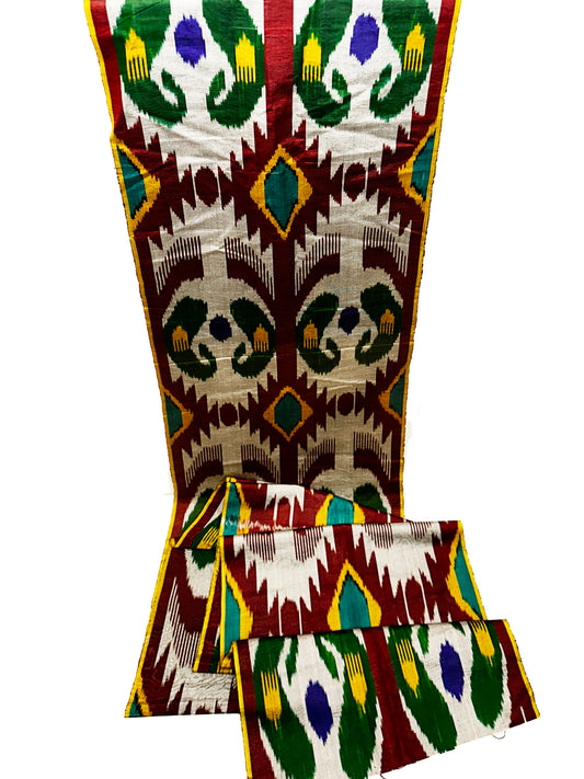19th Century Asian Silk Ikat ID: T122204