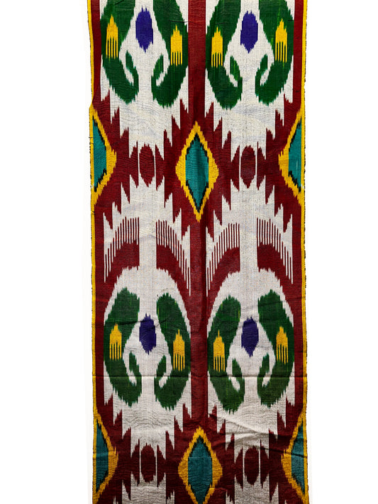 19th Century Asian Silk Ikat ID: T122204