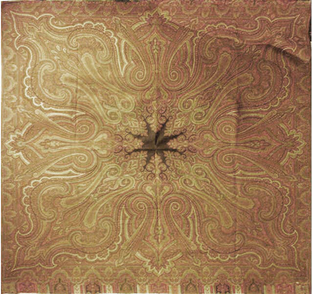 Indian Paisley Shawl ID: D041