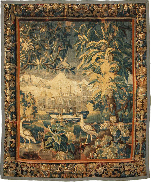 17th Century Flemish Verdure Tapestry