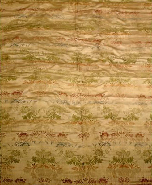 18th Century French Silk Panel ID: T1013