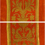 18th Century Italian Embroidery Pillowcase (2 available)