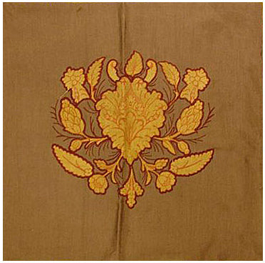 17th Century Applique Pillowcase ID: 810011AA