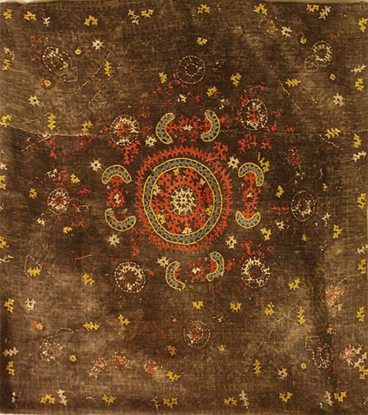 18th Century Turkish Linen Embroidery ID: D029