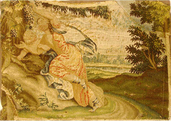 16th Century French Biblical Scene Needlepoint