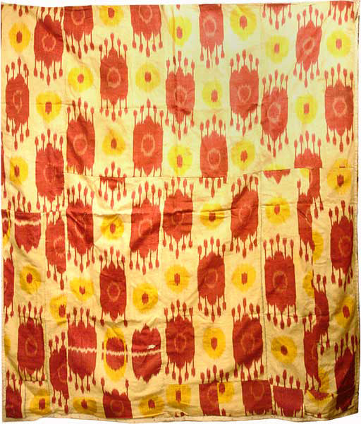 19th Century Asian Silk Ikat ID: L028