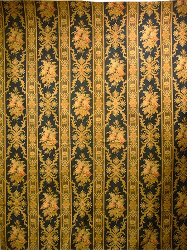 19th Century English Printed Cotton Fabric ID: M042
