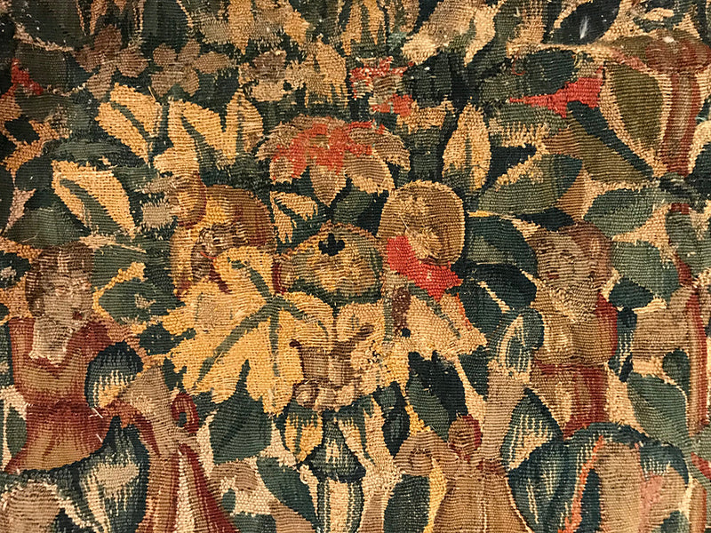 17th Century Brussels Tapestry Pillow ID: P500