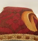 19th Century French Aubusson Pillow